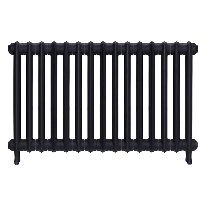 Emmeline I - Astral Grey Mid Cast Iron Column Radiator H607mm x W1028mm 1 Column - Wall Hung