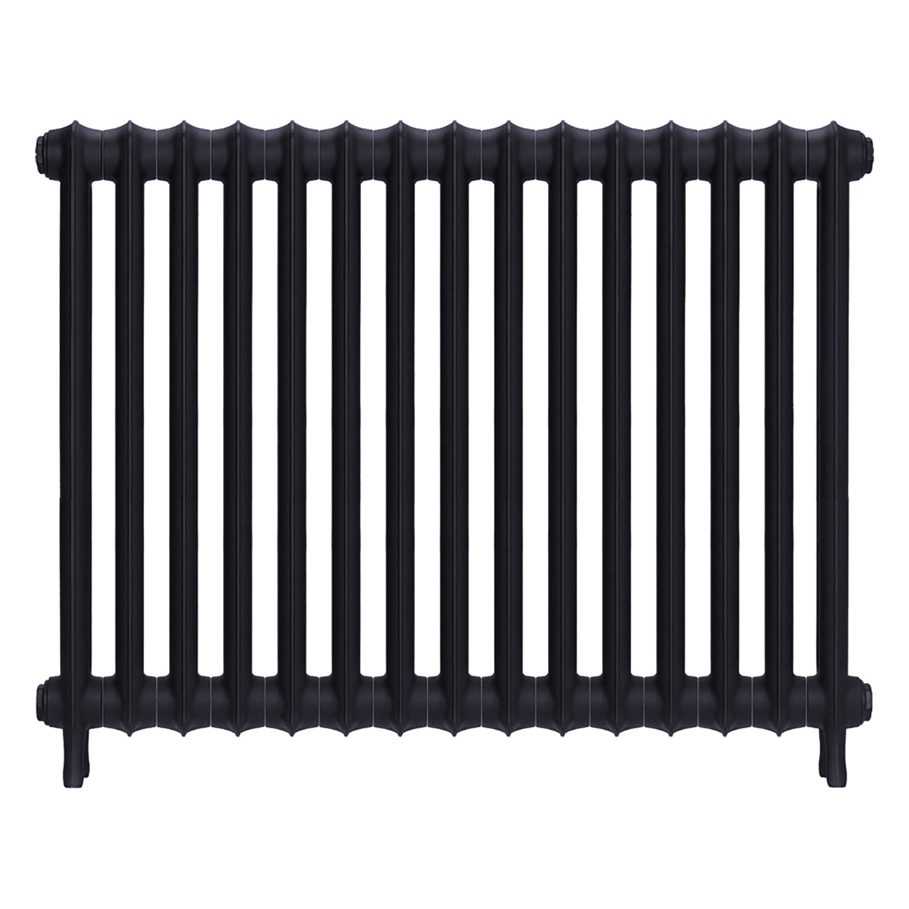 Emmeline I - Astral Grey Mid Cast Iron Column Radiator H807mm x W1028mm 1 Column - Wall Hung