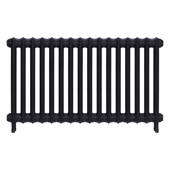 Emmeline I - Astral Grey Mid Cast Iron Column Radiator H607mm x W1094mm 1 Column - Wall Hung