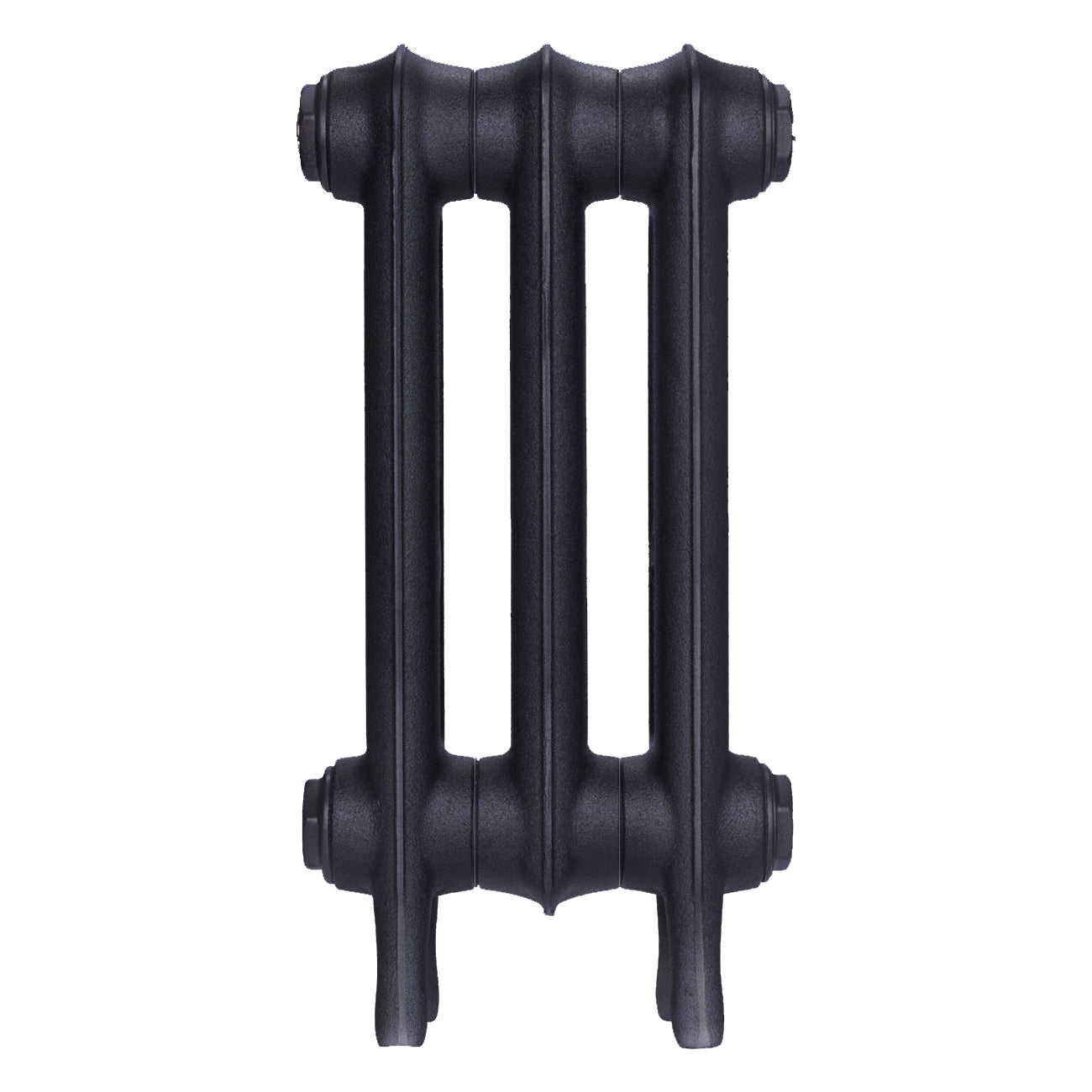Emmeline I - Astral Grey Mid Cast Iron Column Radiator H407mm x W230mm 1 Column - Wall Hung