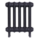 Emmeline I - Astral Grey Mid Cast Iron Column Radiator H407mm x W363mm 1 Column - Wall Hung