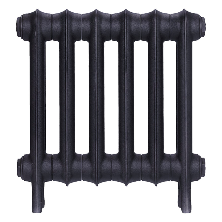Emmeline I - Astral Grey Mid Cast Iron Column Radiator H407mm x W429mm 1 Column - Wall Hung