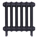 Emmeline I - Astral Grey Mid Cast Iron Column Radiator H407mm x W429mm 1 Column - Wall Hung