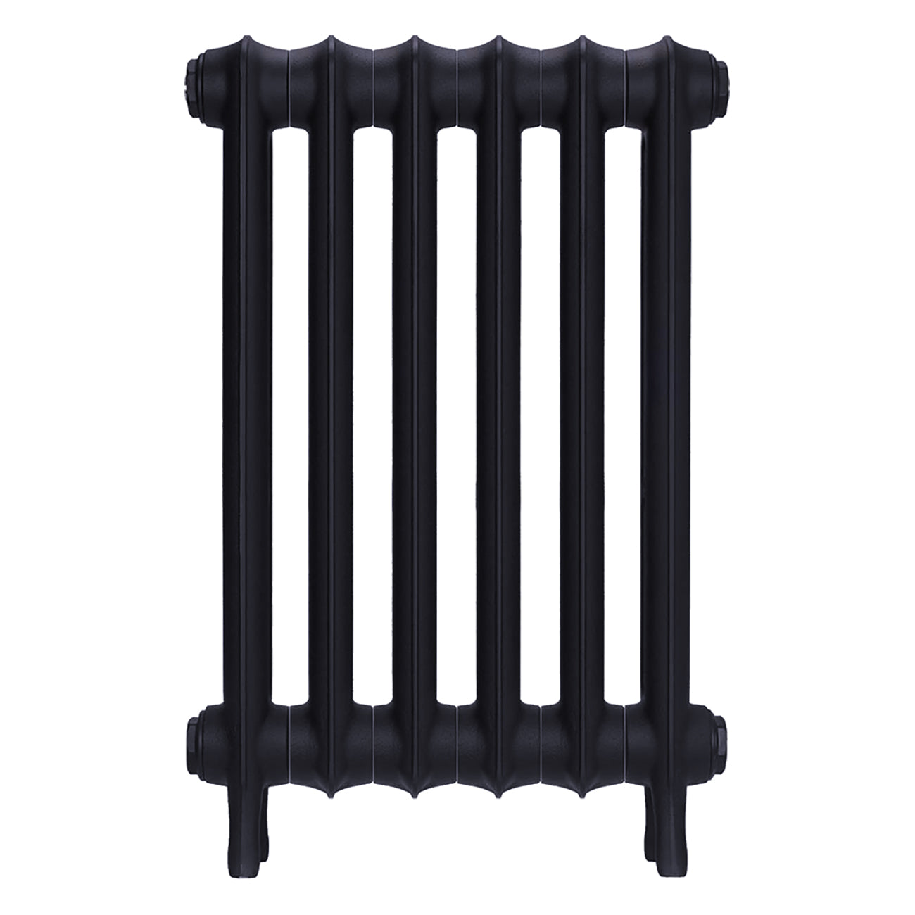 Emmeline I - Astral Grey Mid Cast Iron Column Radiator H607mm x W429mm 1 Column - Wall Hung