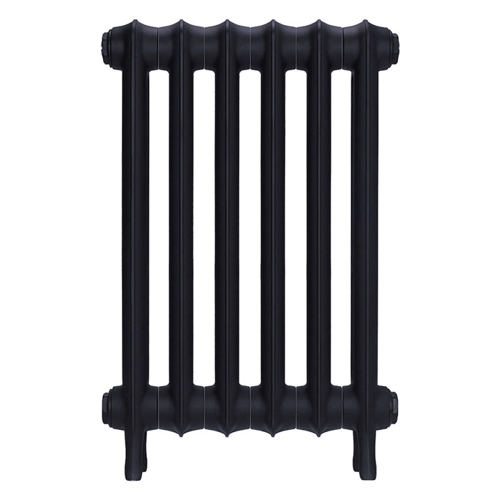 Emmeline I - Astral Grey Mid Cast Iron Column Radiator H607mm x W429mm 1 Column - Wall Hung