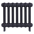Emmeline I - Astral Grey Mid Cast Iron Column Radiator H407mm x W496mm 1 Column - Wall Hung