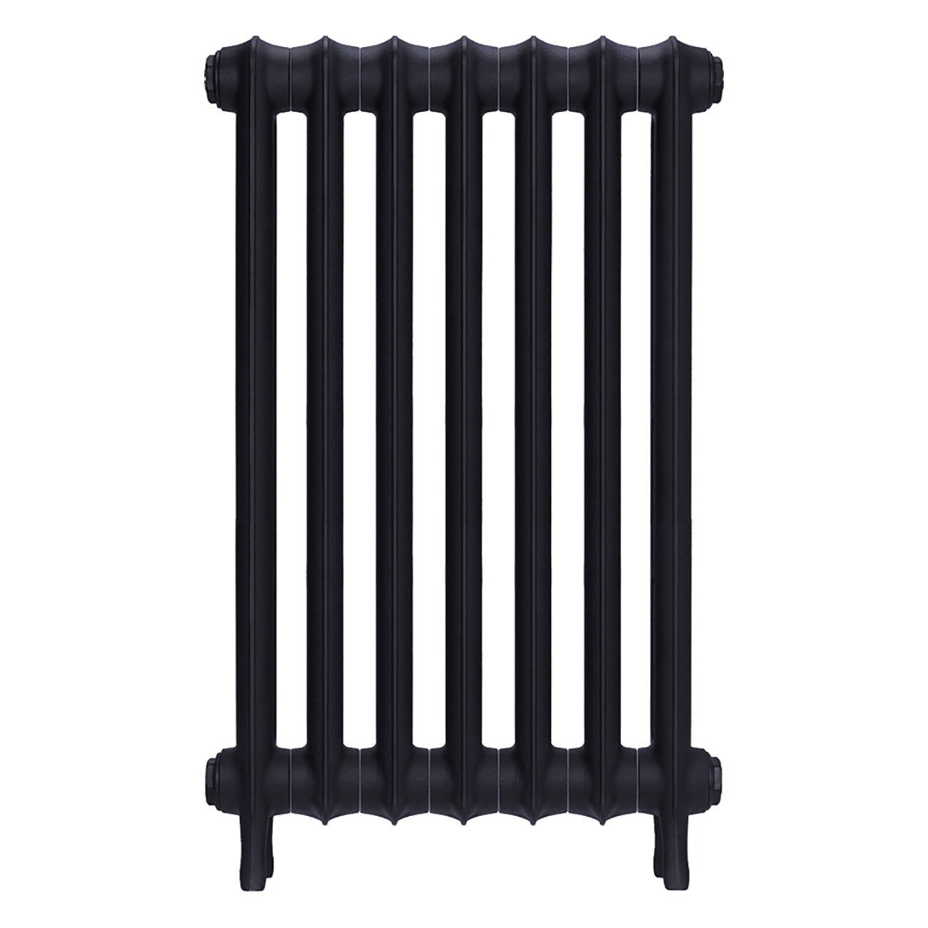 Emmeline I - Astral Grey Mid Cast Iron Column Radiator H807mm x W496mm 1 Column - Wall Hung