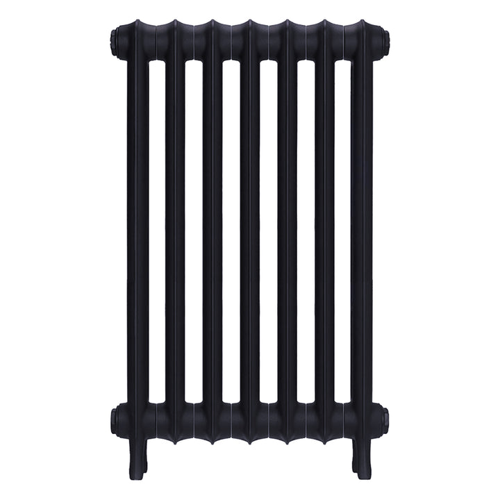 Emmeline I - Astral Grey Mid Cast Iron Column Radiator H807mm x W496mm 1 Column - Wall Hung