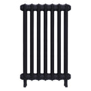 Emmeline I - Astral Grey Mid Cast Iron Column Radiator H807mm x W496mm 1 Column - Wall Hung