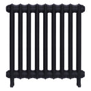 Emmeline I - Astral Grey Mid Cast Iron Column Radiator H607mm x W629mm 1 Column - Wall Hung