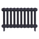 Emmeline II - Astral Grey Mid Cast Iron Column Radiator H413mm x W695mm 2 Column - Wall Hung
