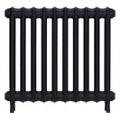 Emmeline II - Astral Grey Mid Cast Iron Column Radiator H613mm x W695mm 2 Column - Wall Hung