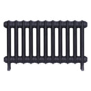 Emmeline II - Astral Grey Mid Cast Iron Column Radiator H413mm x W762mm 2 Column - Wall Hung