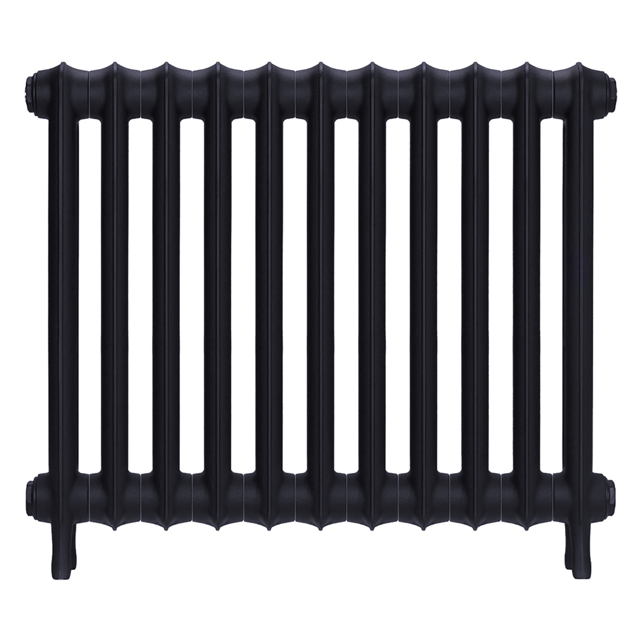 Emmeline II - Astral Grey Mid Cast Iron Column Radiator H613mm x W762mm 2 Column - Wall Hung