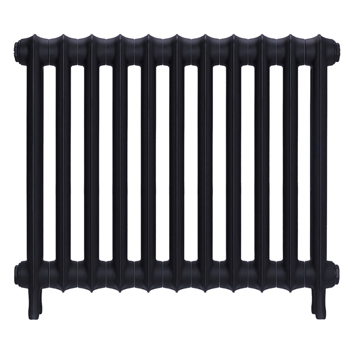Emmeline II - Astral Grey Mid Cast Iron Column Radiator H613mm x W762mm 2 Column - Wall Hung