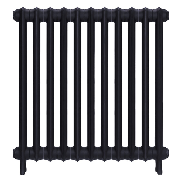 Emmeline II - Astral Grey Mid Cast Iron Column Radiator H813mm x W762mm 2 Column - Wall Hung
