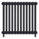 Emmeline II - Astral Grey Mid Cast Iron Column Radiator H813mm x W828mm 2 Column - Wall Hung