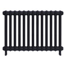 Emmeline II - Astral Grey Mid Cast Iron Column Radiator H613mm x W895mm 2 Column - Wall Hung