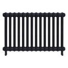 Emmeline II - Astral Grey Mid Cast Iron Column Radiator H613mm x W961mm 2 Column - Wall Hung