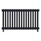 Emmeline II - Astral Grey Mid Cast Iron Column Radiator H613mm x W1094mm 2 Column - Wall Hung