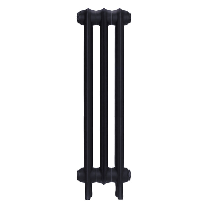 Emmeline II - Astral Grey Mid Cast Iron Column Radiator H813mm x W230mm 2 Column - Wall Hung