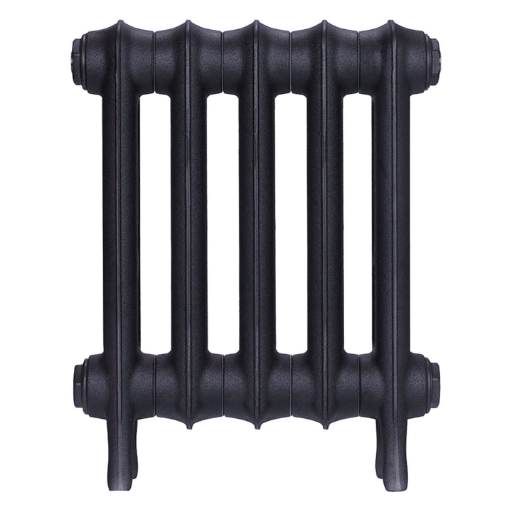 Emmeline II - Astral Grey Mid Cast Iron Column Radiator H413mm x W363mm 2 Column - Wall Hung