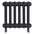 Emmeline II - Astral Grey Mid Cast Iron Column Radiator H413mm x W429mm 2 Column - Wall Hung