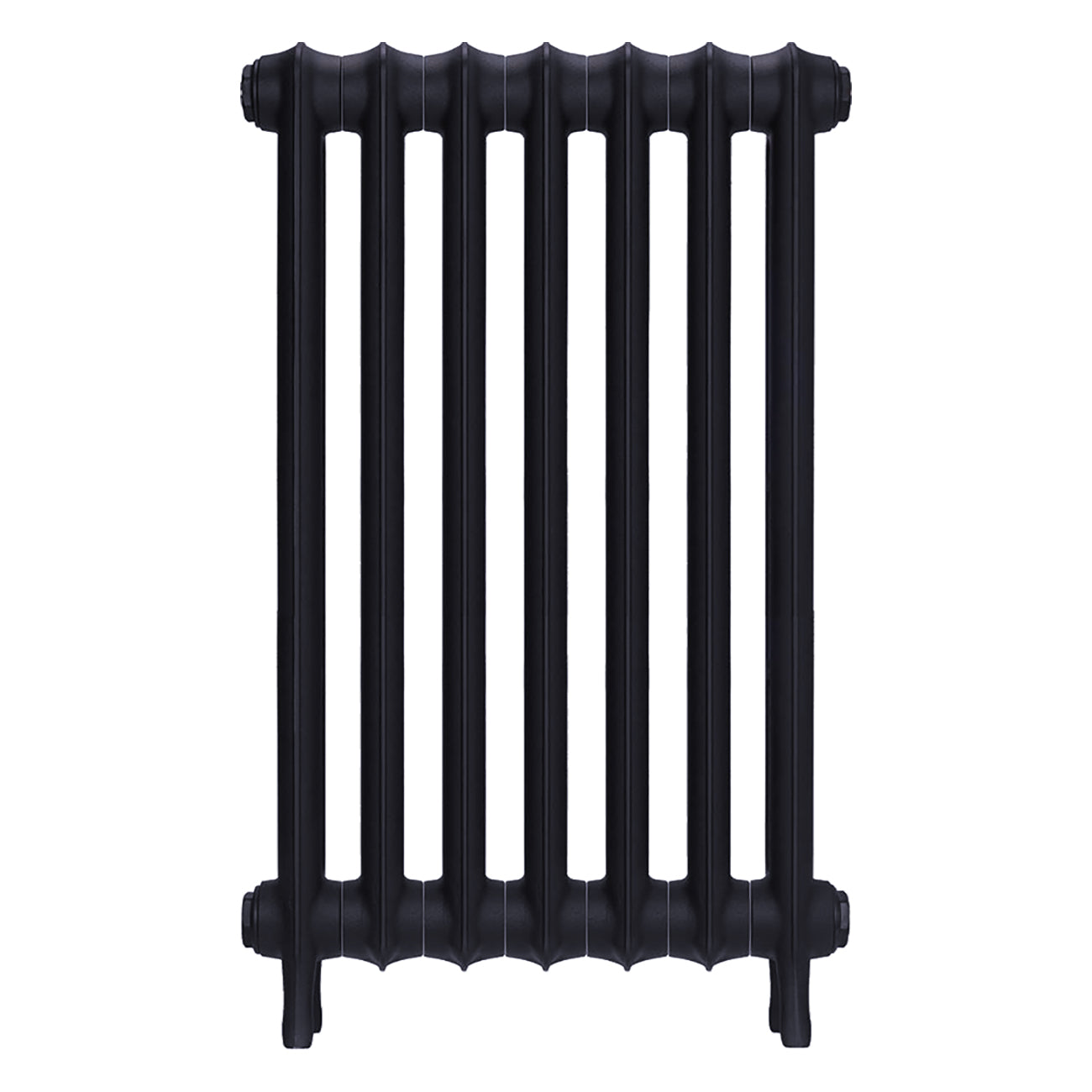 Emmeline II - Astral Grey Mid Cast Iron Column Radiator H813mm x W496mm 2 Column - Wall Hung