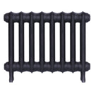 Emmeline II - Astral Grey Mid Cast Iron Column Radiator H413mm x W562mm 2 Column - Wall Hung