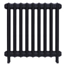 Emmeline II - Astral Grey Mid Cast Iron Column Radiator H613mm x W629mm 2 Column - Wall Hung