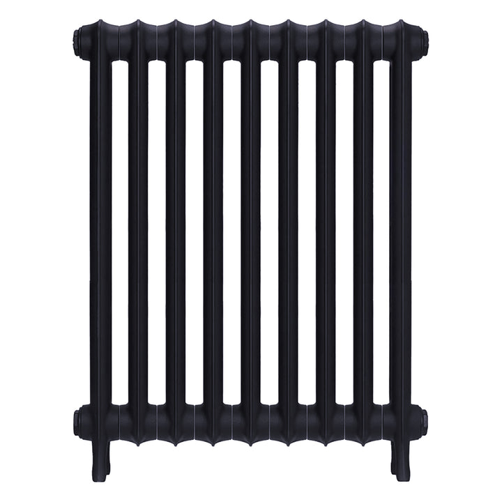 Emmeline II - Astral Grey Mid Cast Iron Column Radiator H813mm x W629mm 2 Column - Wall Hung