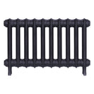 Emmeline III - Astral Grey Mid Cast Iron Column Radiator H416mm x W695mm 3 Column - Wall Hung
