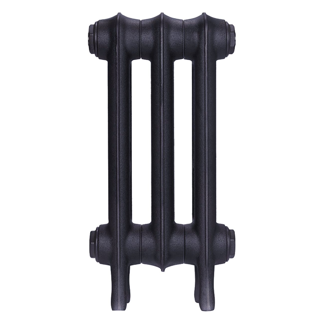 Emmeline III - Astral Grey Mid Cast Iron Column Radiator H416mm x W230mm 3 Column - Wall Hung