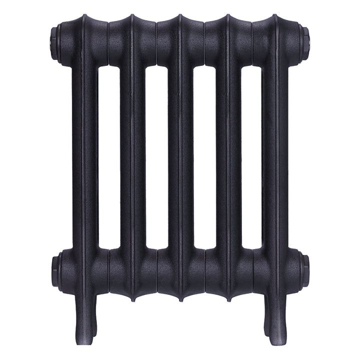Emmeline III - Astral Grey Mid Cast Iron Column Radiator H416mm x W363mm 3 Column - Wall Hung