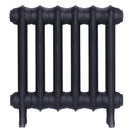 Emmeline III - Astral Grey Mid Cast Iron Column Radiator H416mm x W429mm 3 Column - Wall Hung