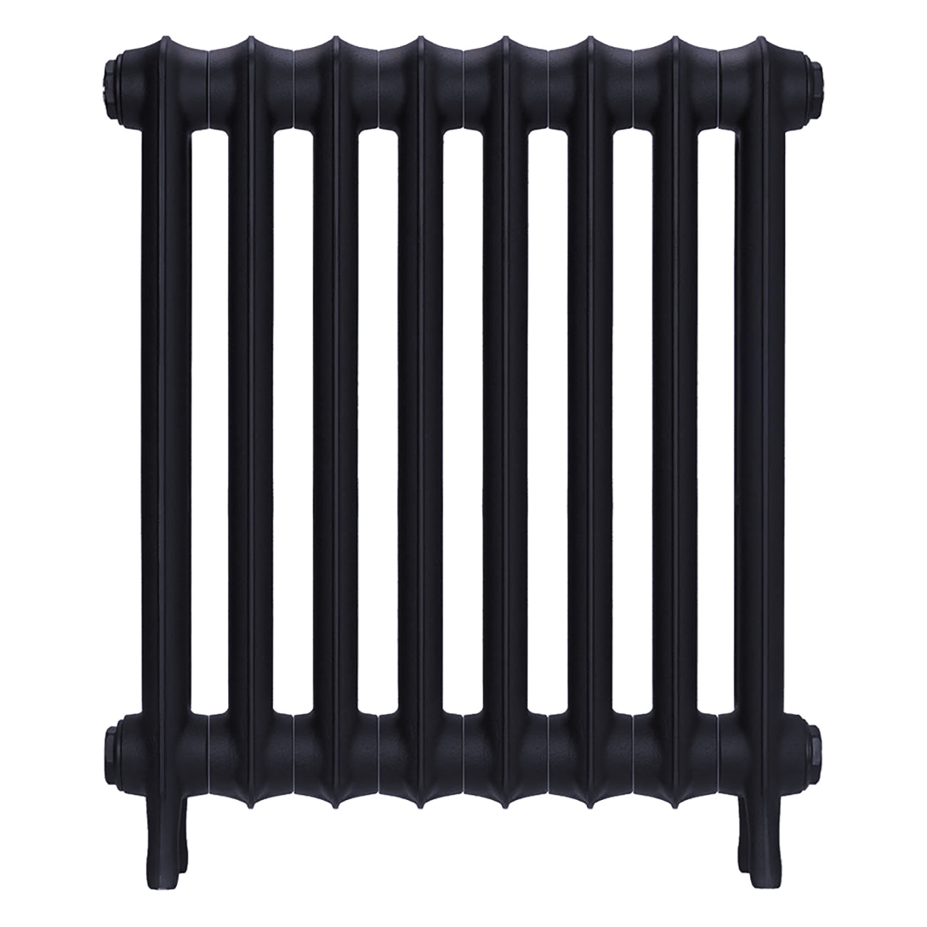 Emmeline III - Astral Grey Mid Cast Iron Column Radiator H616mm x W562mm 3 Column - Wall Hung