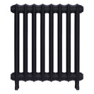 Emmeline III - Astral Grey Mid Cast Iron Column Radiator H616mm x W562mm 3 Column - Wall Hung