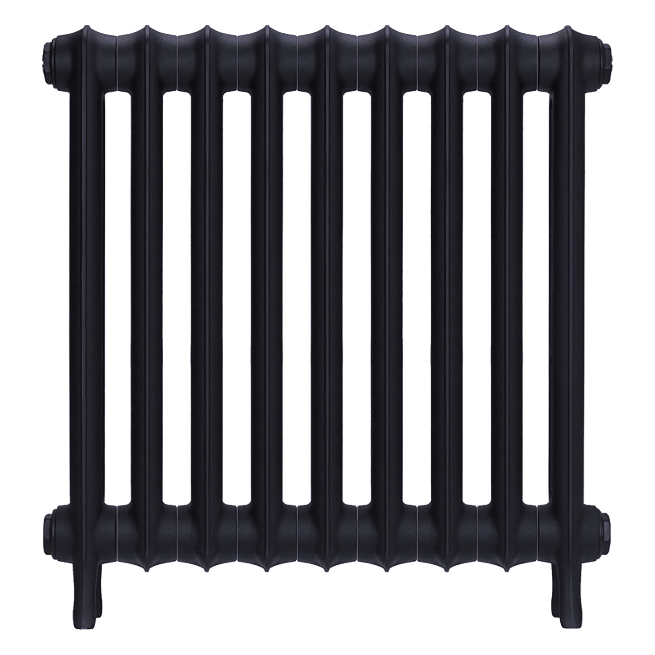 Emmeline III - Astral Grey Mid Cast Iron Column Radiator H616mm x W629mm 3 Column - Wall Hung