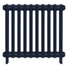 Emmeline I - Anthracite Cast Iron Column Radiator H607mm x W695mm 1 Column - Wall Hung