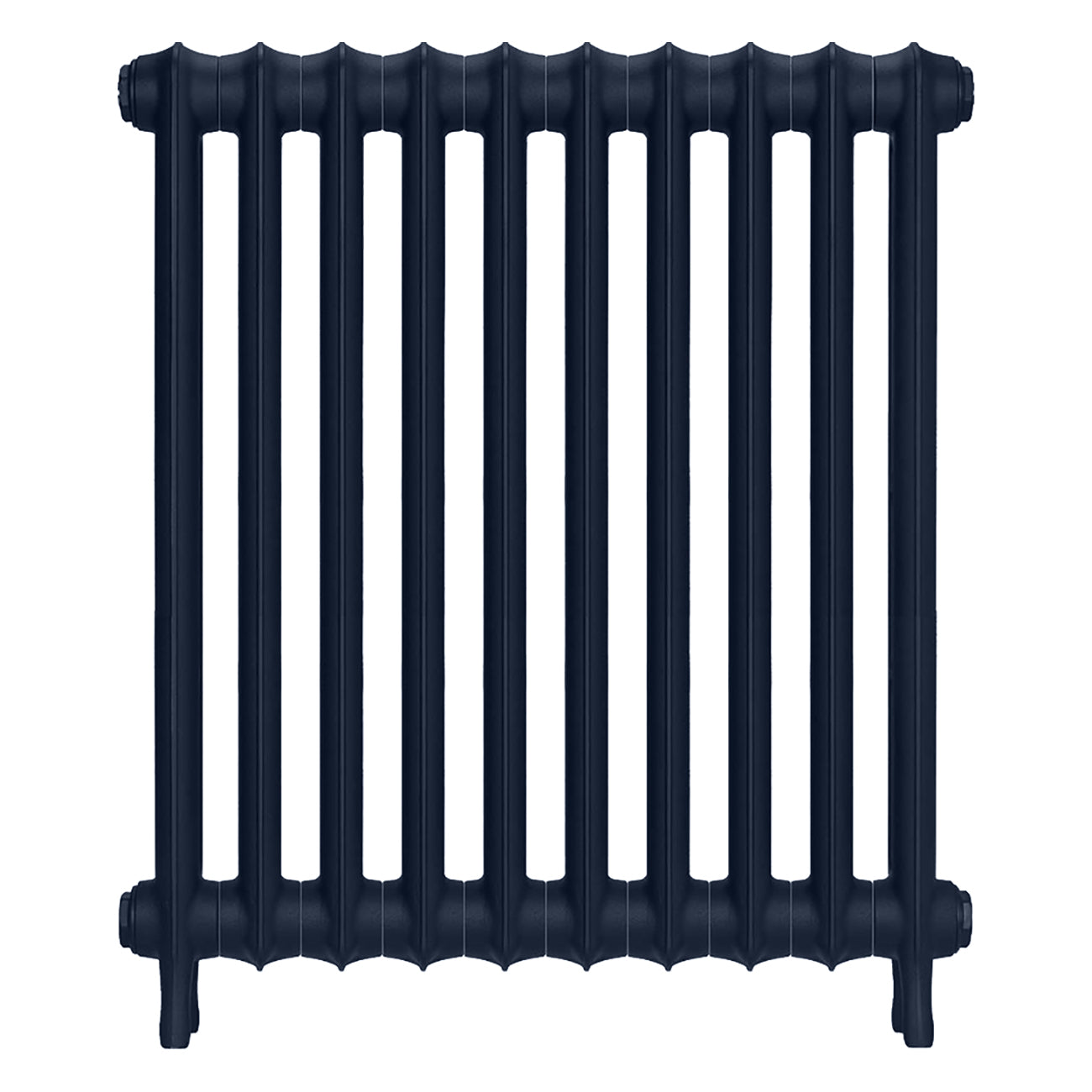 Emmeline I - Anthracite Cast Iron Column Radiator H807mm x W695mm 1 Column - Wall Hung