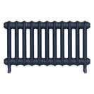 Emmeline I - Anthracite Cast Iron Column Radiator H407mm x W762mm 1 Column - Wall Hung