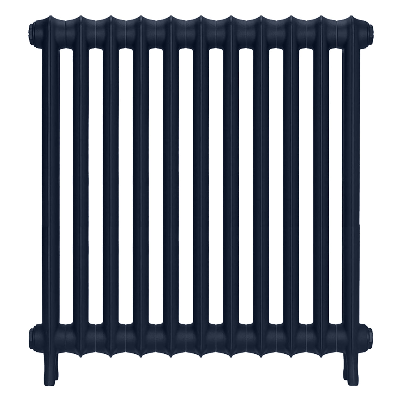 Emmeline I - Anthracite Cast Iron Column Radiator H807mm x W762mm 1 Column - Wall Hung