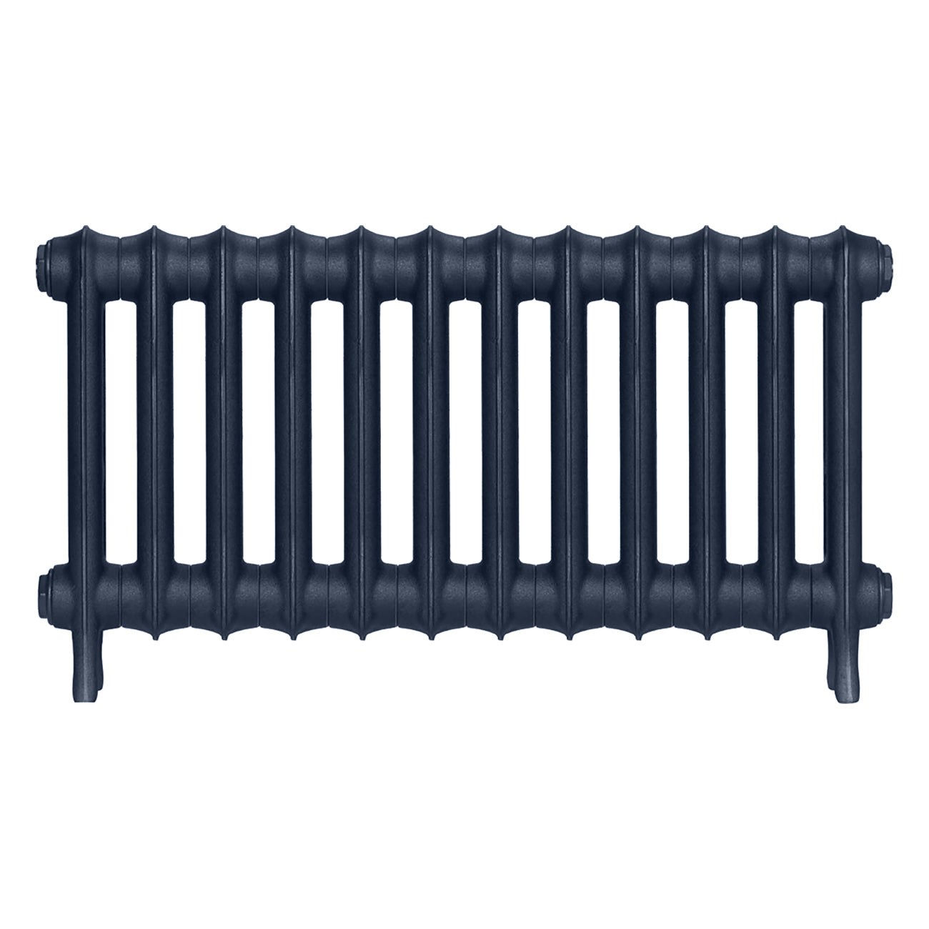 Emmeline I - Anthracite Cast Iron Column Radiator H407mm x W828mm 1 Column - Wall Hung