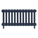 Emmeline I - Anthracite Cast Iron Column Radiator H407mm x W828mm 1 Column - Wall Hung