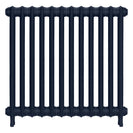 Emmeline I - Anthracite Cast Iron Column Radiator H807mm x W828mm 1 Column - Wall Hung