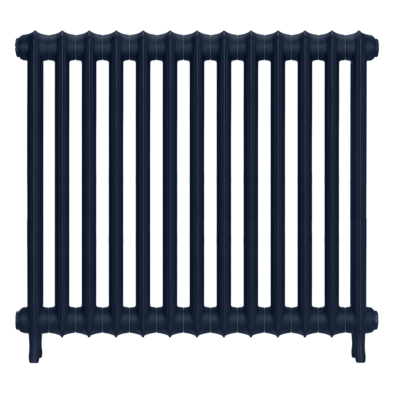 Emmeline I - Anthracite Cast Iron Column Radiator H807mm x W895mm 1 Column - Wall Hung