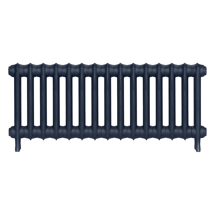 Emmeline I - Anthracite Cast Iron Column Radiator H407mm x W1028mm 1 Column - Wall Hung