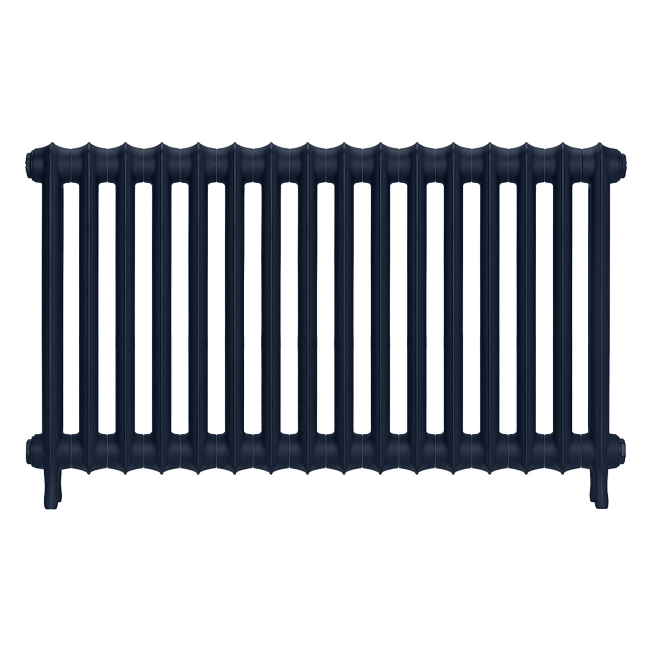 Emmeline I - Anthracite Cast Iron Column Radiator H607mm x W1094mm 1 Column - Wall Hung