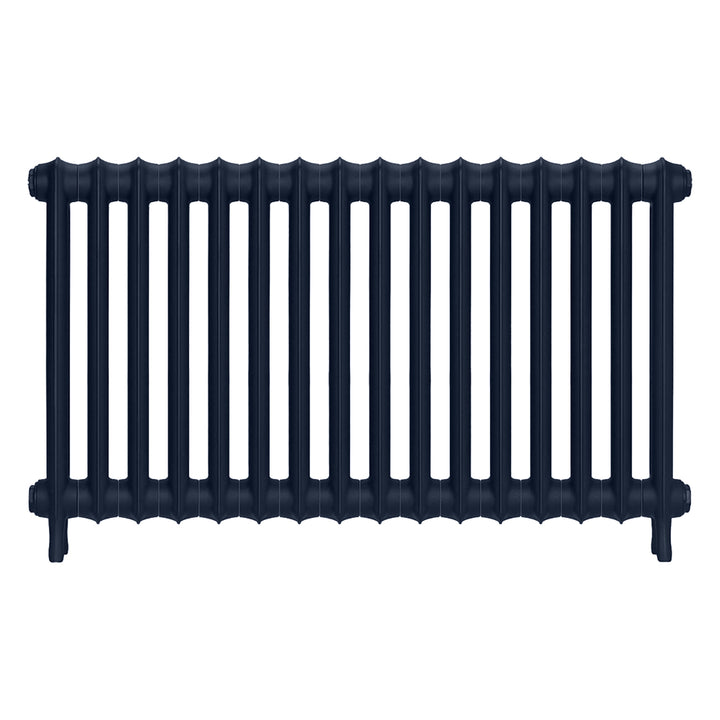 Emmeline I - Anthracite Cast Iron Column Radiator H607mm x W1094mm 1 Column - Wall Hung