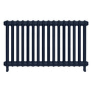Emmeline I - Anthracite Cast Iron Column Radiator H607mm x W1094mm 1 Column - Wall Hung